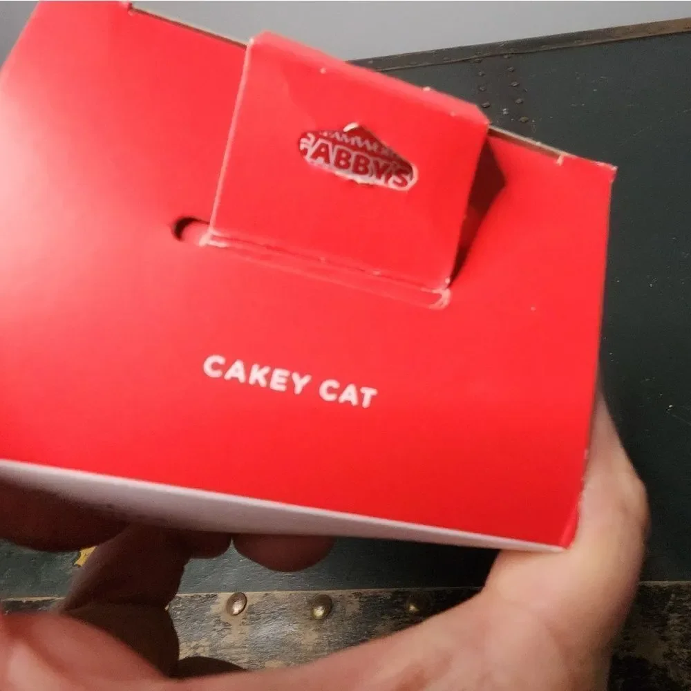 Hallmark Gabby's Dollhouse Cakey Cat Red Box Christmas Tree Ornament 2022
